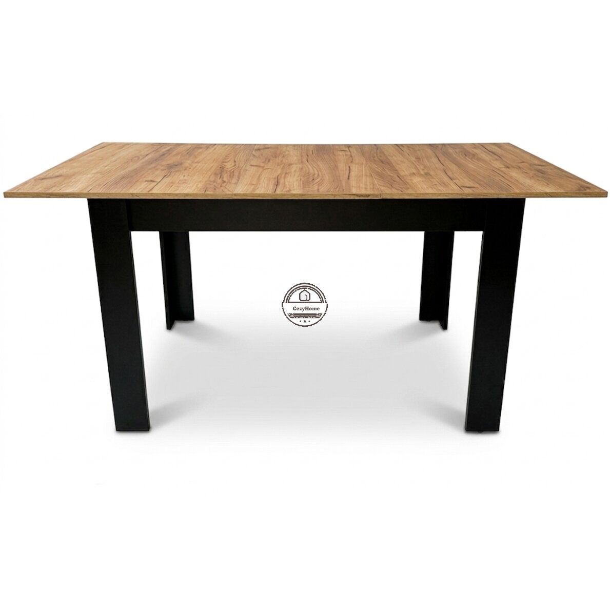 Stačiakampis išskleidžiamas stalas 120-160x80 cm virtuvei-valgomajam 4-6 asmenims, ąžuolo medienos 2 Stačiakampis išskleidžiamas stalas 120-160x80 cm virtuvei-valgomajam 4-6 asmenims, ąžuolo medienos 2