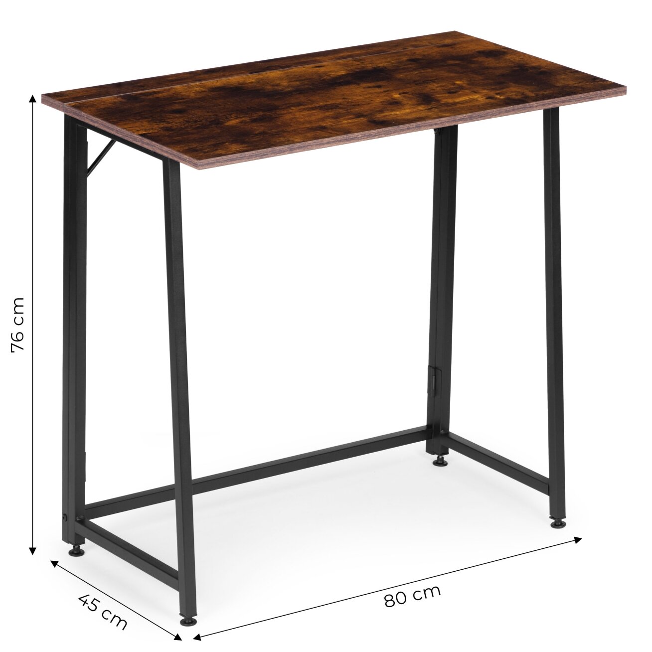 Sulankstomas kompiuterio stalas nešiojamam kompiuteriui 80 × 45 cm, lofto stilius, ModernHome (Kopija) 9 Sulankstomas kompiuterio stalas nešiojamam kompiuteriui 80 × 45 cm, lofto stilius, ModernHome (Kopija) 9