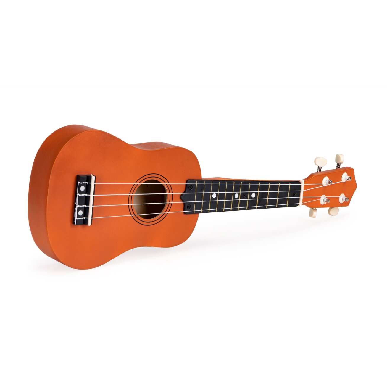Medinė vaikiška ukulelė su nailoninėmis stygomis, ECOTOYS 1