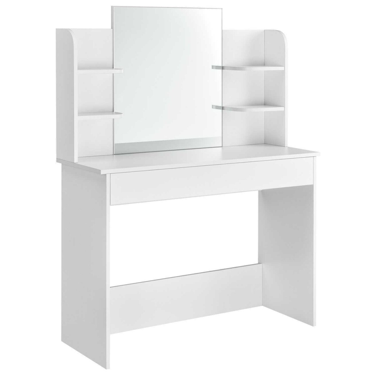 Modernus kosmetinis staliukas su dideliu veidrodžiu, ModernHome 3 Modernus kosmetinis staliukas su dideliu veidrodžiu, ModernHome 3