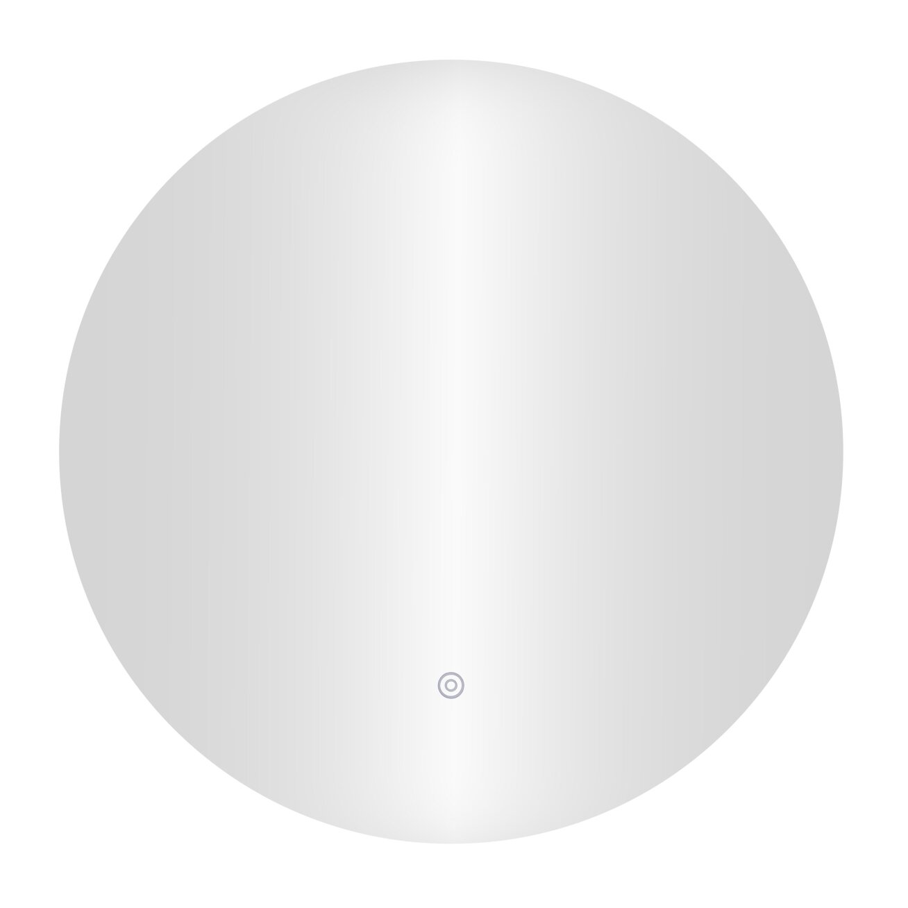 Apvalus LED vonios veidrodis 60 cm, sieninis, trys spalvos, liečiamas jungiklis, ModernHome 6