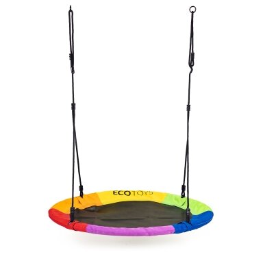 Gandro lizdo sodo sūpynės 100 cm spalvingos ECOTOYS