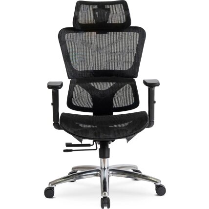 Ergonominė biuro pasukama kėdė ROYAL, juoda 2