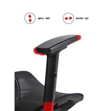 Ergonominė biuro pasukama kėdė ROYAL, juoda 8