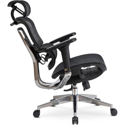 Ergonominė sukamoji biuro kėdė NINO, juoda 9
