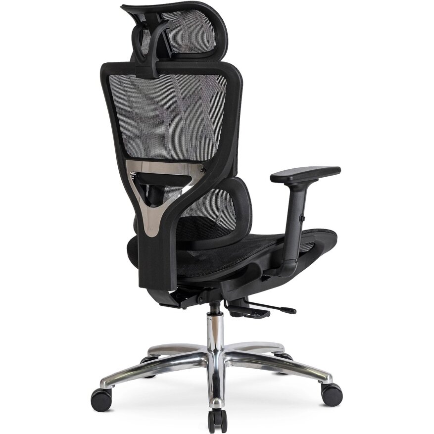 Ergonominė biuro pasukama kėdė ROYAL, juoda 5