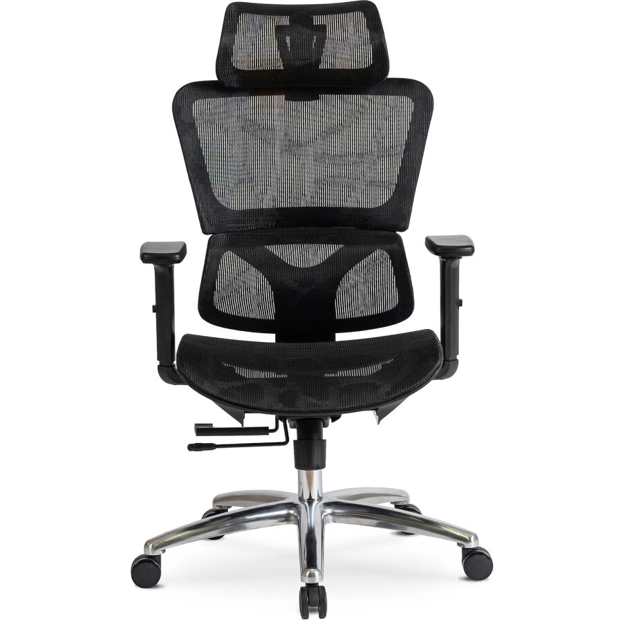 Ergonominė biuro pasukama kėdė ROYAL, juoda 2
