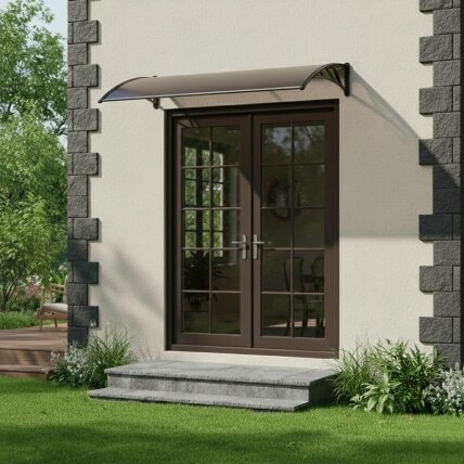 Durų stogelis 100x80 cm, polikarbonato dangtis, MultiGarden 1 Durų stogelis 100x80 cm, polikarbonato dangtis, MultiGarden 1