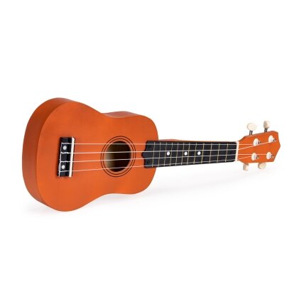 Medinė vaikiška ukulelė su nailoninėmis stygomis, ECOTOYS 1