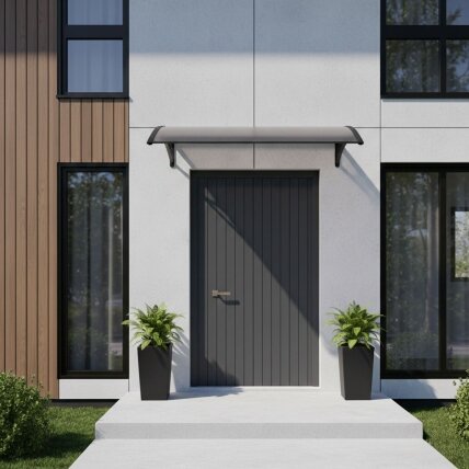 Durų stogelis 100x80 cm, polikarbonato dangtis, MultiGarden 2