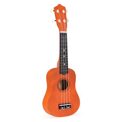 Medinė vaikiška ukulelė su nailoninėmis stygomis, ECOTOYS 2