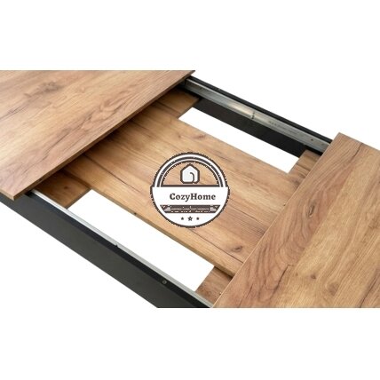 Stačiakampis išskleidžiamas stalas 120-160x80 cm virtuvei-valgomajam 4-6 asmenims, ąžuolo medienos 3 Stačiakampis išskleidžiamas stalas 120-160x80 cm virtuvei-valgomajam 4-6 asmenims, ąžuolo medienos 3