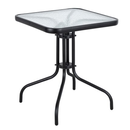 Sodo stalas, 60 cm grūdinto stiklo stalas sodo terasai, balkonui 4