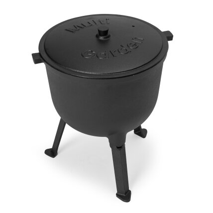 Ketaus emaliuotas katilas 10 l, pastatomas medžioklės puodas, laužo kepsninė, „MultiGarden“ 5