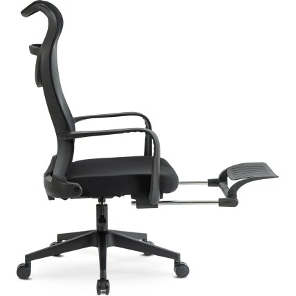 ACTON ergonomiška pasukama biuro kėdė su pakoja, juod 4