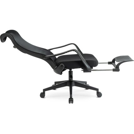 ACTON ergonomiška pasukama biuro kėdė su pakoja, juod 5