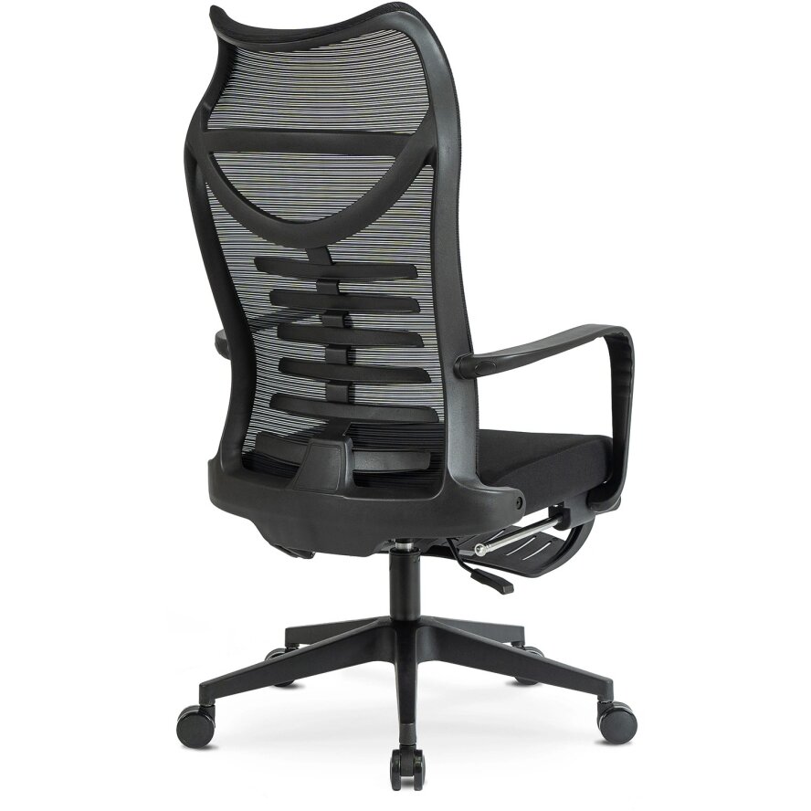 ACTON ergonomiška pasukama biuro kėdė su pakoja, juod 6