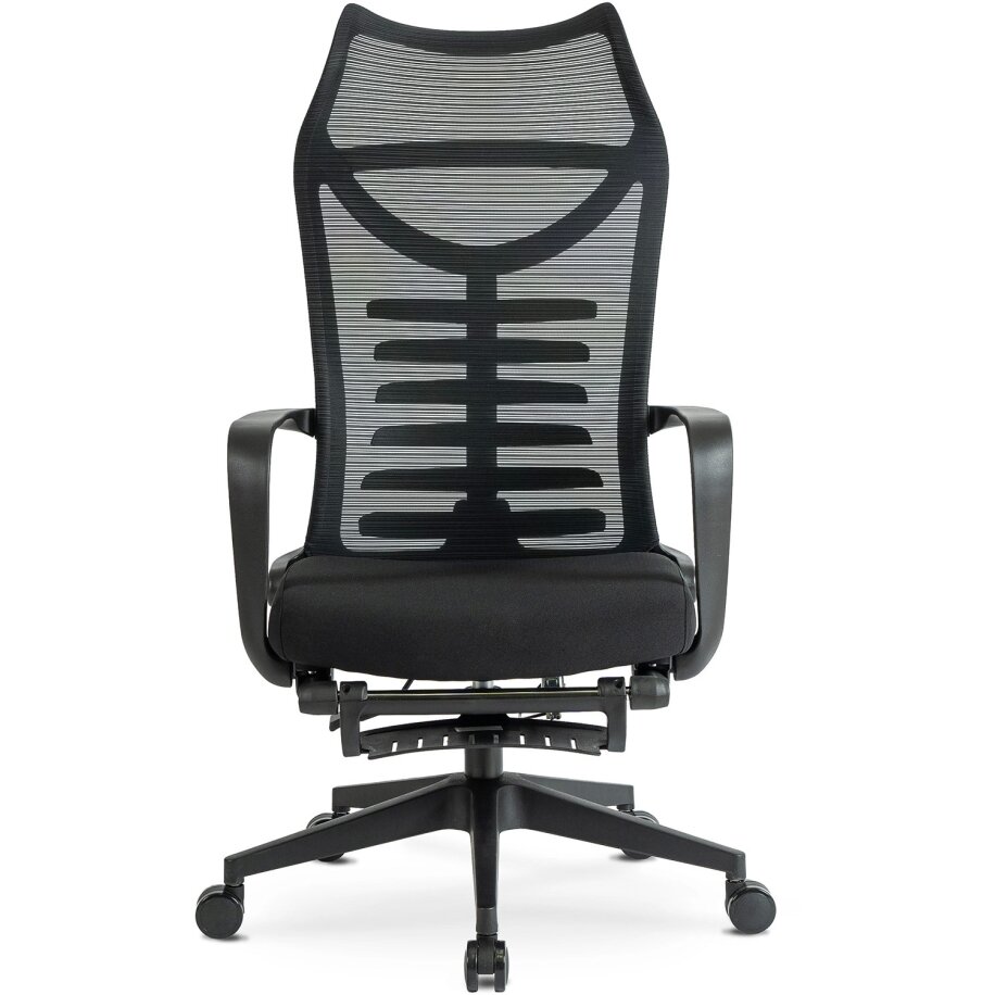 ACTON ergonomiška pasukama biuro kėdė su pakoja, juod 2