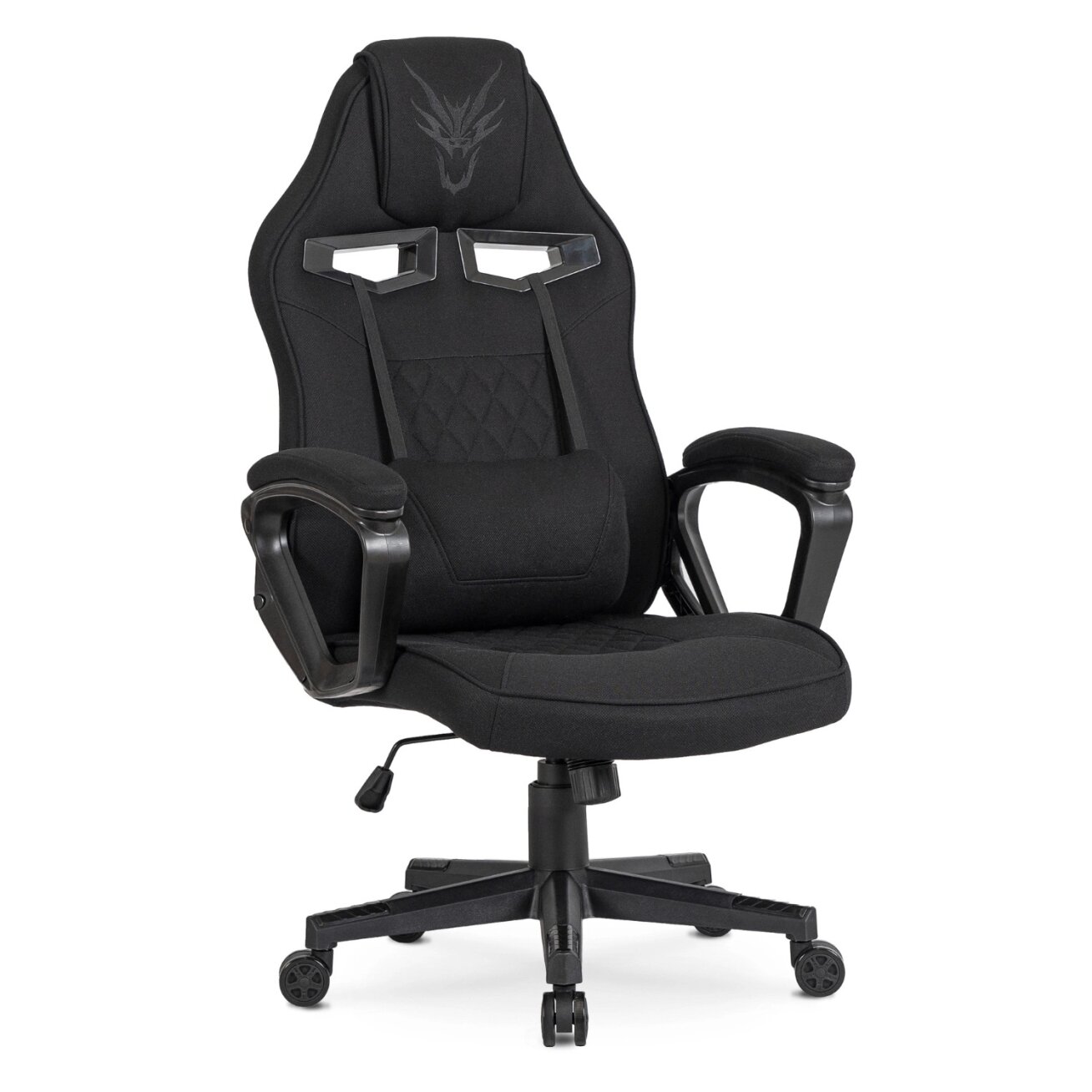 Žaidimų kėdė VIDAL – juoda, su TILT mechanizmu Žaidimų kėdė VIDAL – juoda, su TILT mechanizmu