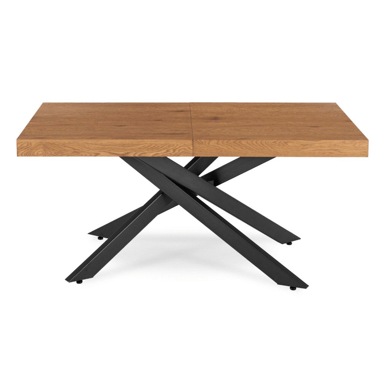 HAMPTON stačiakampis ištraukiamas stalas, 160–240 cm, ąžuolo/juodos spalvos, moderniam lofto stiliaus valgomajam 10 HAMPTON stačiakampis ištraukiamas stalas, 160–240 cm, ąžuolo/juodos spalvos, moderniam lofto stiliaus valgomajam 10