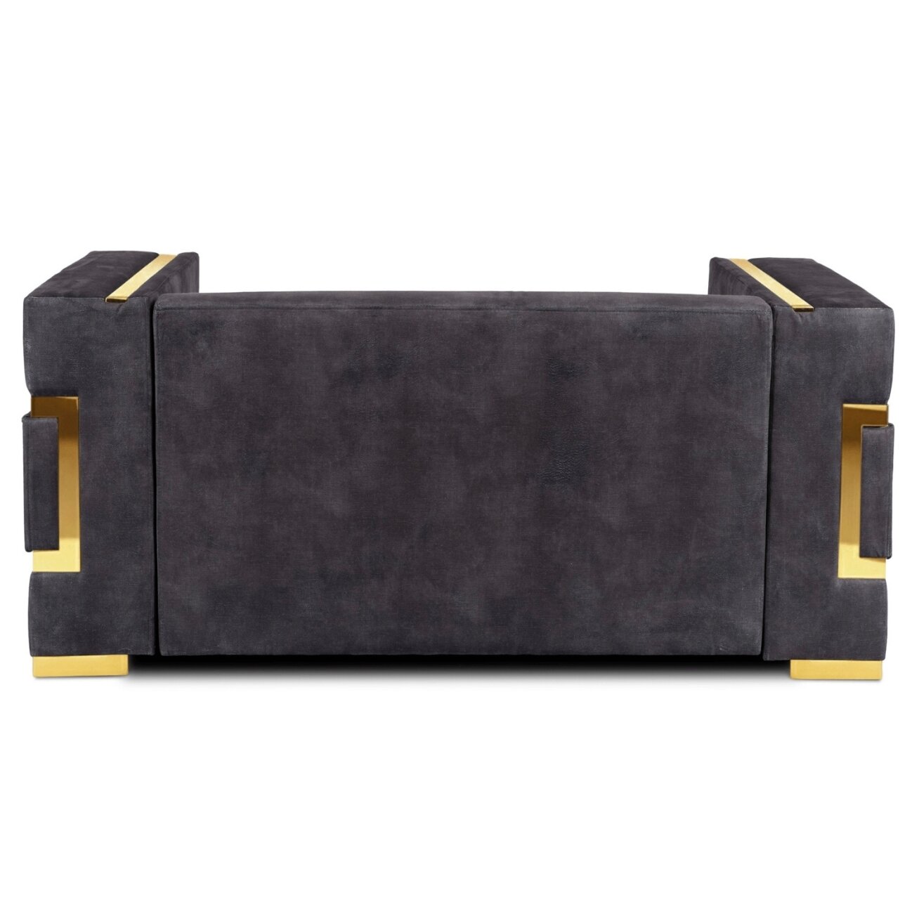 Sofa PALLAZO 2S Dwuosobowa Czarno/Złota 3 Sofa PALLAZO 2S Dwuosobowa Czarno/Złota 3