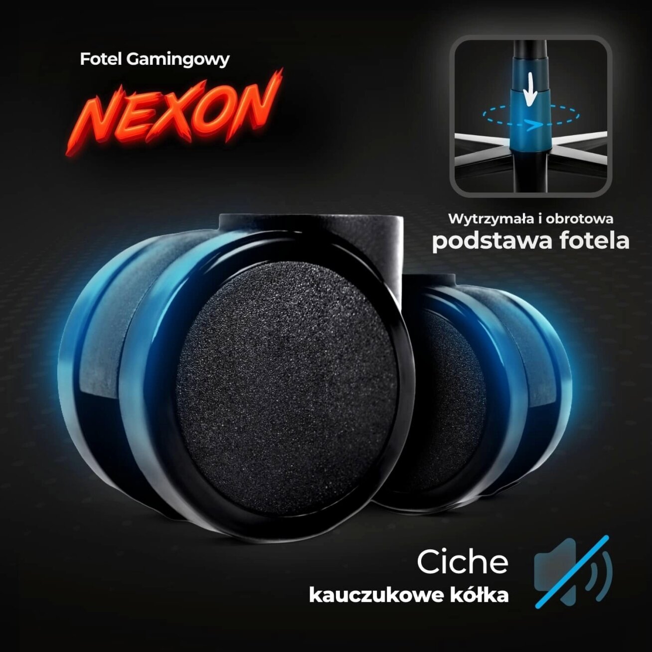 NEXON raudona pasukama žaidimų kėdė – komfortas ir stilius kiekvienam žaidėjui 6
