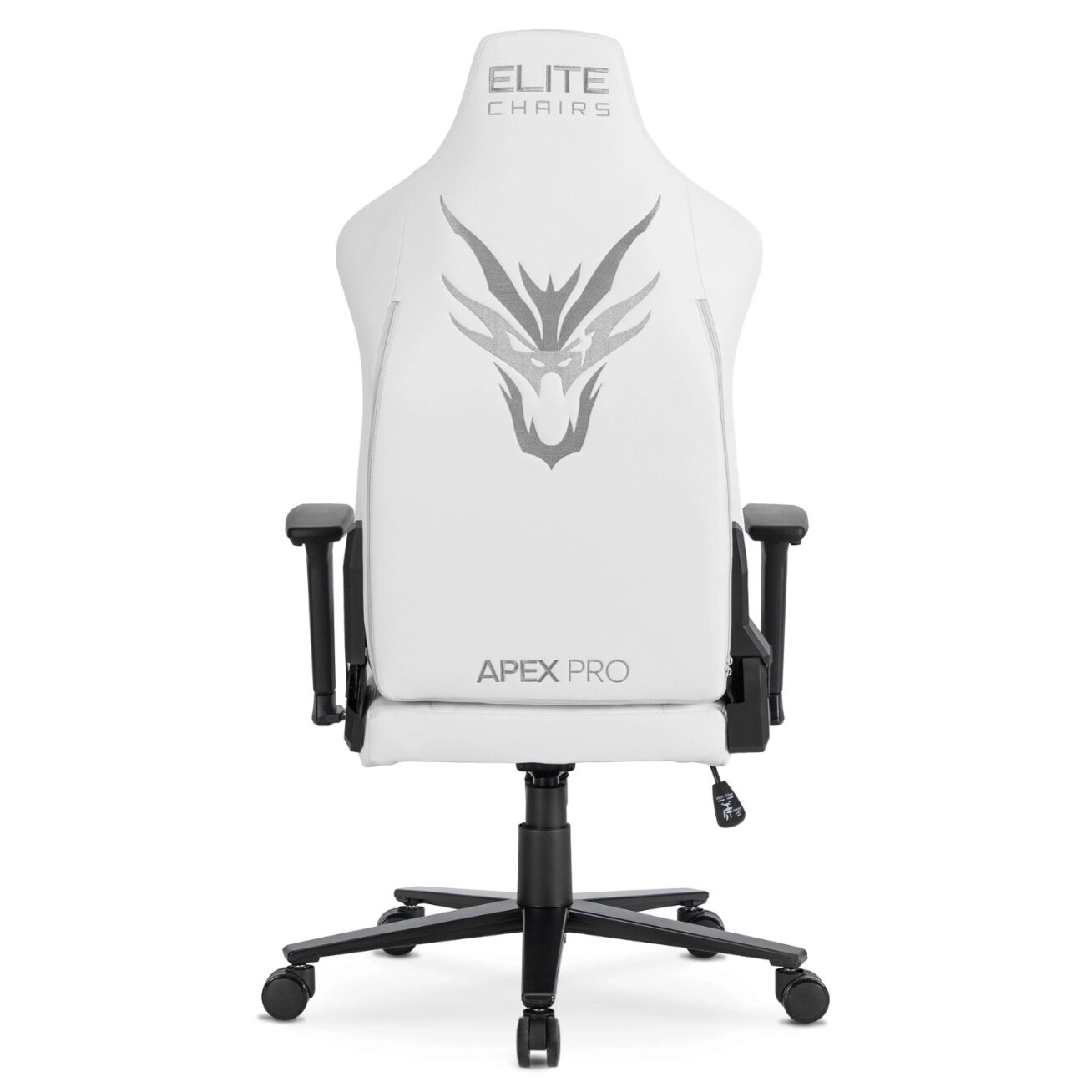 Žaidimų kėdė balta / juoda su TILT mechanizmu – ergonomiška ir stilinga 9