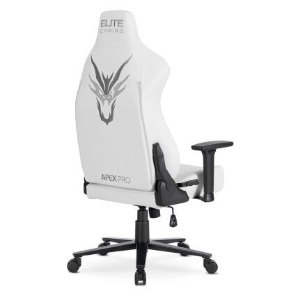Žaidimų kėdė balta / juoda su TILT mechanizmu – ergonomiška ir stilinga 8