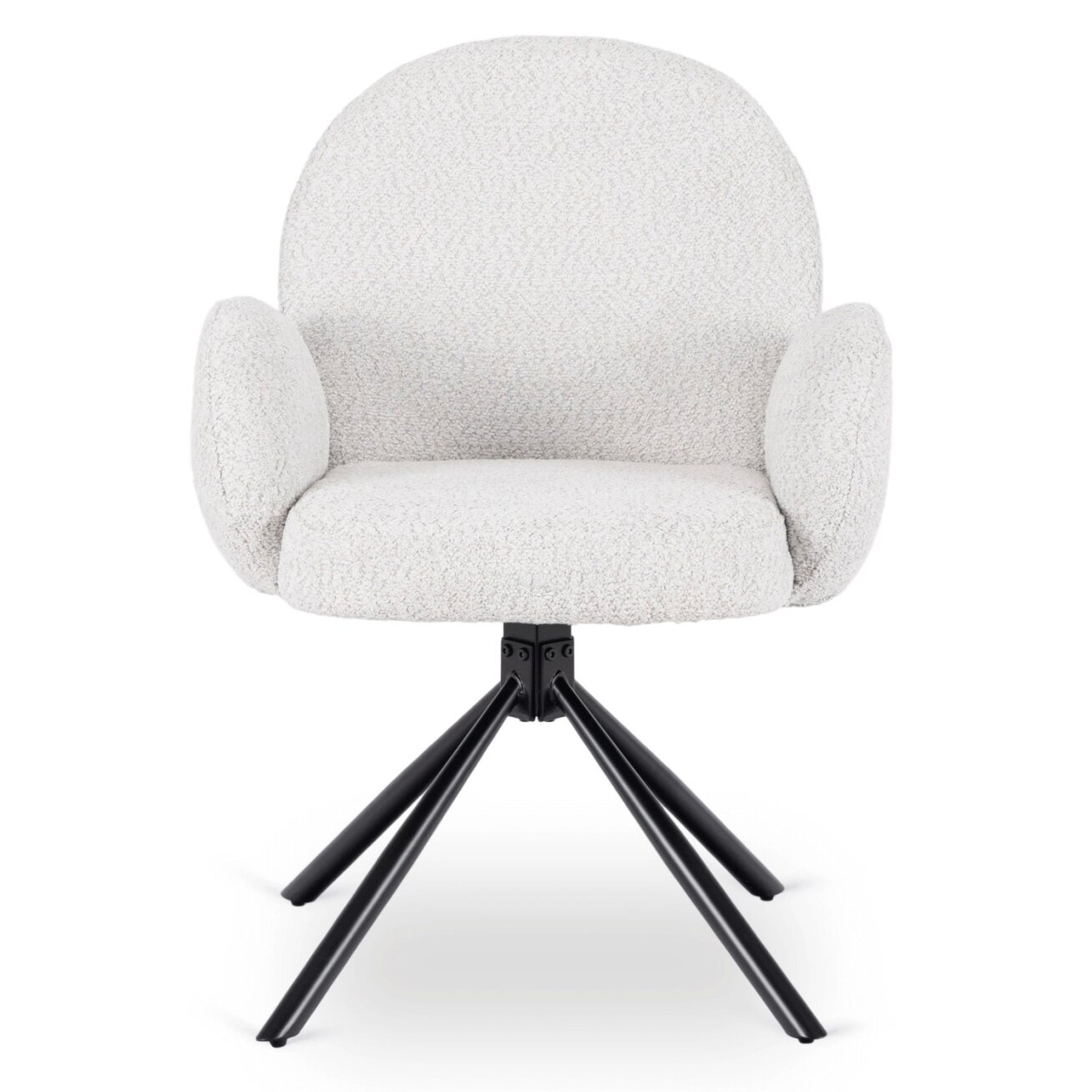 Mikso Minkštas besisukantis svetainės krėslas MIKSO  Modern pilkos spalvos 5
