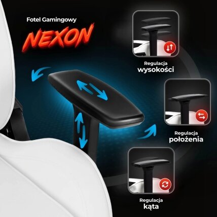 NEXON  pasukama žaidimų kėdė – komfortas ir stilius kiekvienam žaidėjui 4