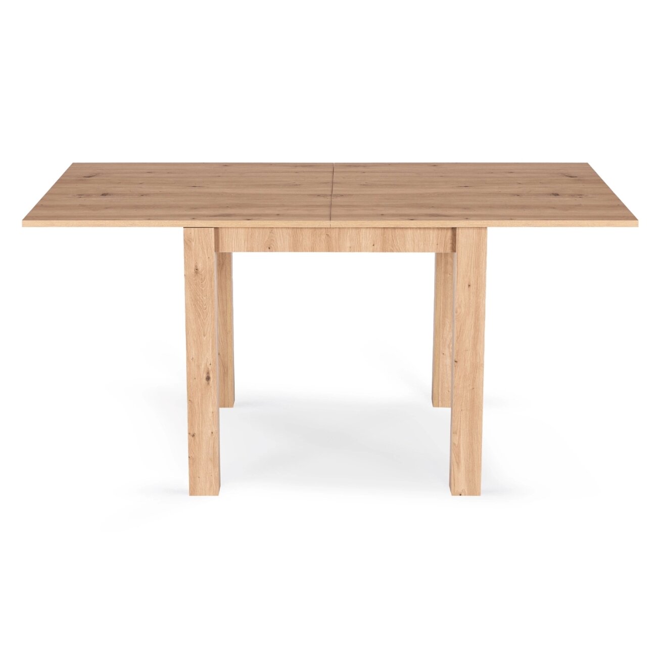 Kvadratinis išskleidžiamas stalas 80–160 cm, Artisan ąžuolo spalvos 8