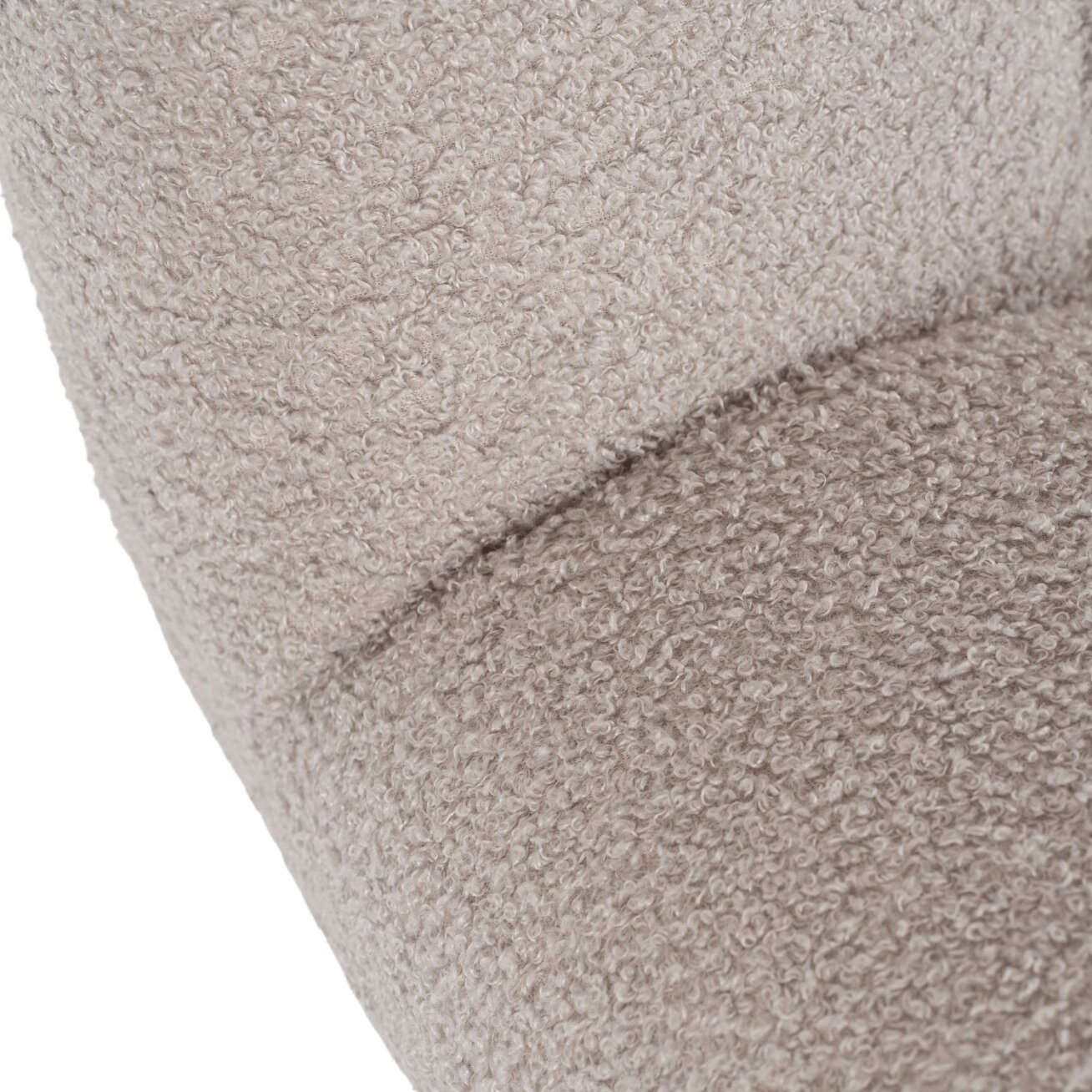 SONNY pilka „Boucle“ moderni pasukama poilsio kėdė 9 SONNY pilka „Boucle“ moderni pasukama poilsio kėdė 9
