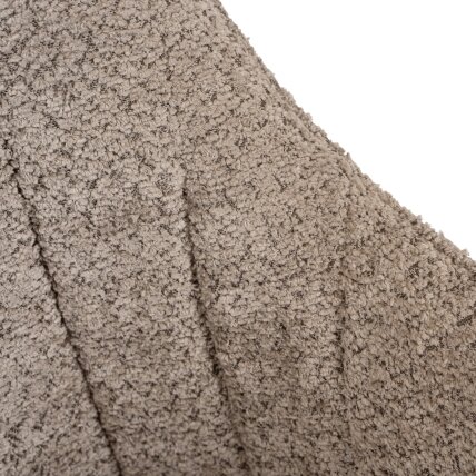 BAJA ruda, apmušta, besisukanti kėdė su „Boucle“ audiniu, moderni 7 BAJA ruda, apmušta, besisukanti kėdė su „Boucle“ audiniu, moderni 7