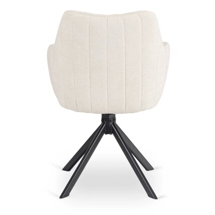 BAJA kreminės spalvos „Boucle“ minkšta besisukanti kėdė, moderni 5 BAJA kreminės spalvos „Boucle“ minkšta besisukanti kėdė, moderni 5