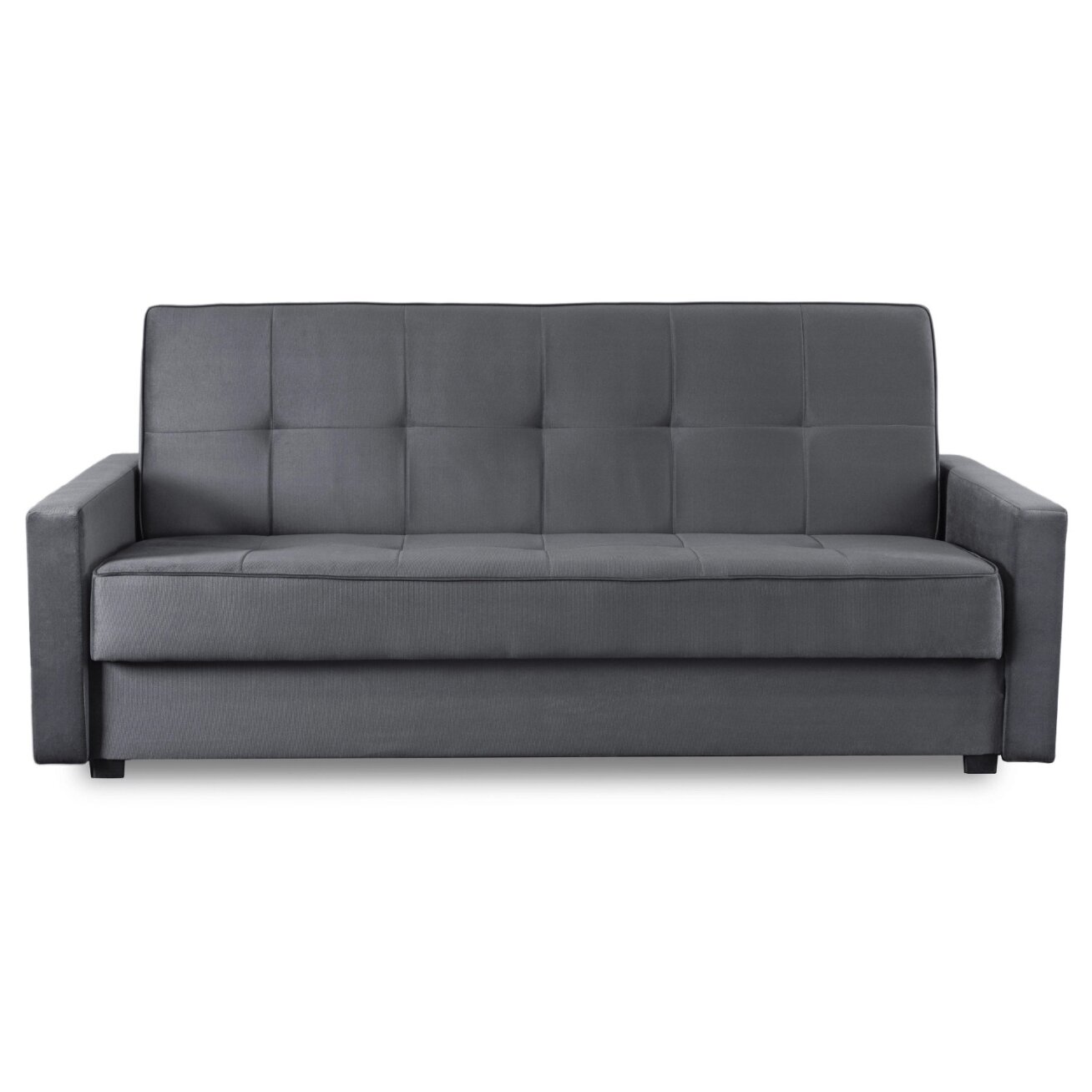 Aluna ALUNA sofa su miegojimo funkcija, sulankstoma dviejų vietų sofa, pilkos spalvos, moderni svetainei 2 Aluna ALUNA sofa su miegojimo funkcija, sulankstoma dviejų vietų sofa, pilkos spalvos, moderni svetainei 2