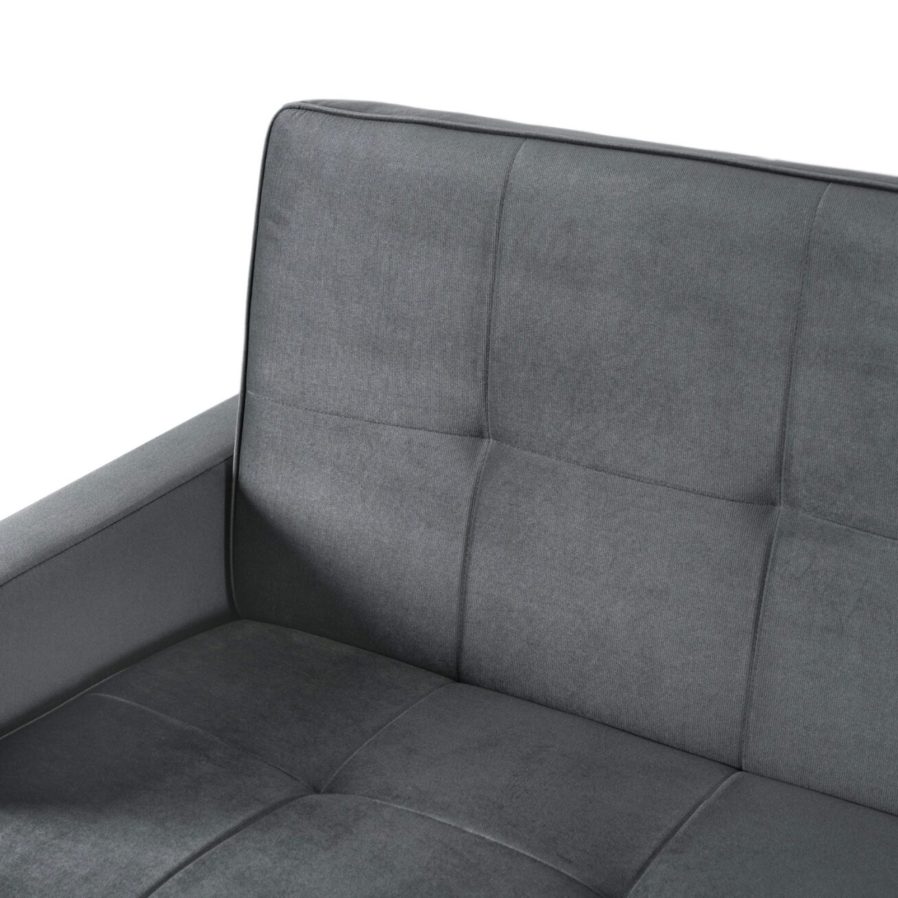 Aluna ALUNA sofa su miegojimo funkcija, sulankstoma dviejų vietų sofa, pilkos spalvos, moderni svetainei 7 Aluna ALUNA sofa su miegojimo funkcija, sulankstoma dviejų vietų sofa, pilkos spalvos, moderni svetainei 7