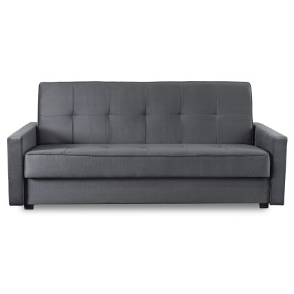 Aluna ALUNA sofa su miegojimo funkcija, sulankstoma dviejų vietų sofa, pilkos spalvos, moderni svetainei 2 Aluna ALUNA sofa su miegojimo funkcija, sulankstoma dviejų vietų sofa, pilkos spalvos, moderni svetainei 2