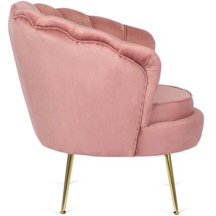 Angelas ANGEL Shell Lounge fotelis svetainei, aksomas, modernus 5 Angelas ANGEL Shell Lounge fotelis svetainei, aksomas, modernus 5