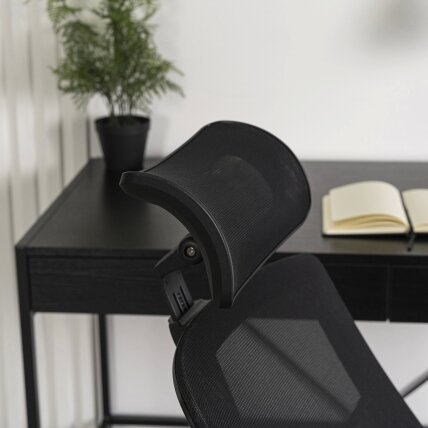 Bento BENTO ergonomiška pasukama biuro kėdė, juoda, moderni 5