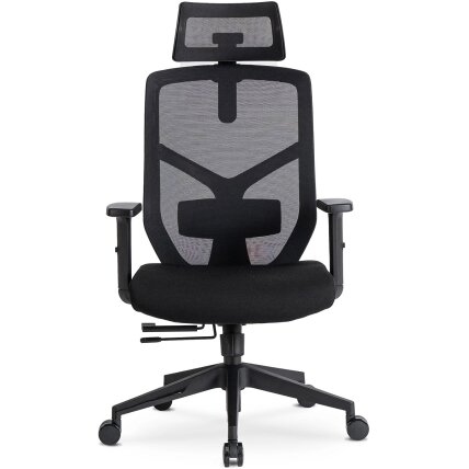 Bento BENTO ergonomiška pasukama biuro kėdė, juoda, moderni 6