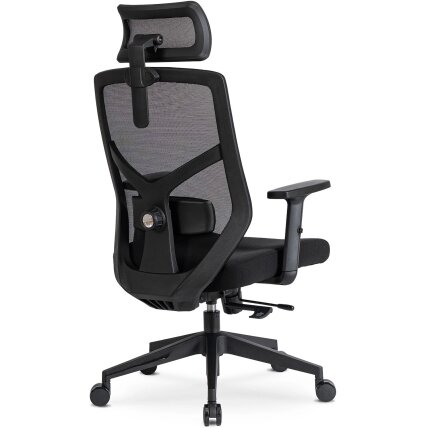 Bento BENTO ergonomiška pasukama biuro kėdė, juoda, moderni 10