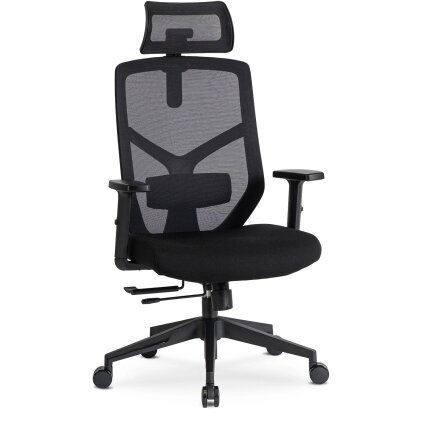 Bento BENTO ergonomiška pasukama biuro kėdė, juoda, moderni