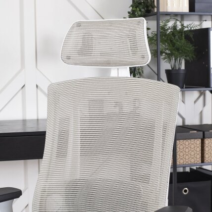 Dangus SKY ergonomiška pasukama biuro kėdė, smėlio spalvos, moderni 4 Dangus SKY ergonomiška pasukama biuro kėdė, smėlio spalvos, moderni 4