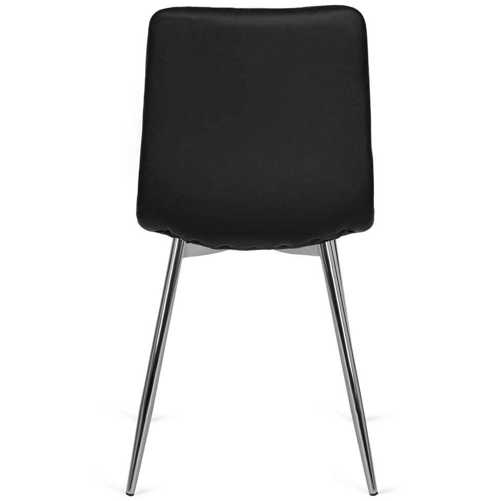 Enzo ENZO apmuštas valgomojo krėslas, juoda, eko oda, modernus lofto stiliaus 3 Enzo ENZO apmuštas valgomojo krėslas, juoda, eko oda, modernus lofto stiliaus 3