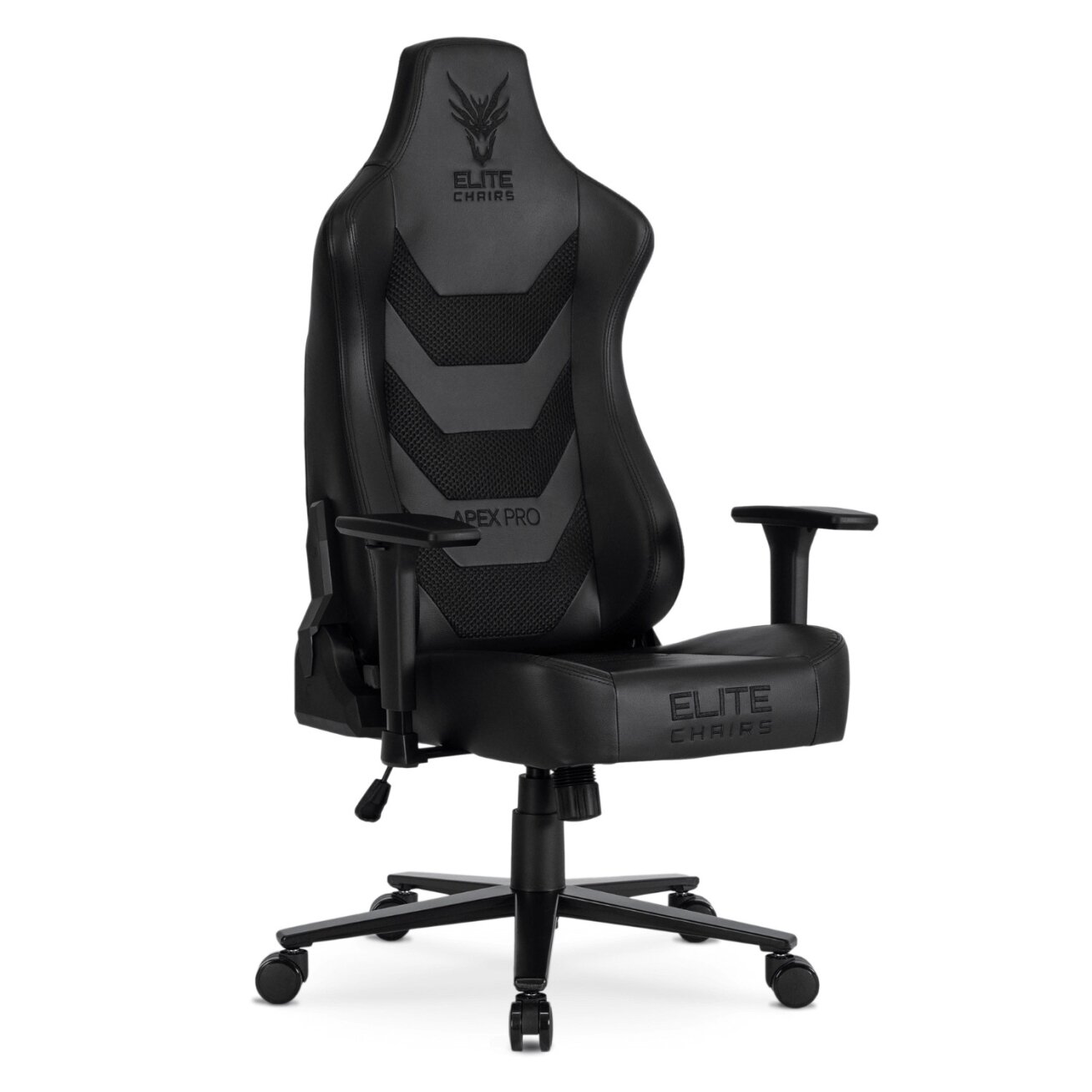 Ofiso kėdė su eko oda APEX juoda 1