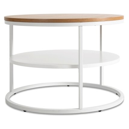 Geriausias BEST kavos staliukas su lentyna, 70 cm, ąžuolo/baltos spalvos, skandinaviškas 2 Geriausias BEST kavos staliukas su lentyna, 70 cm, ąžuolo/baltos spalvos, skandinaviškas 2