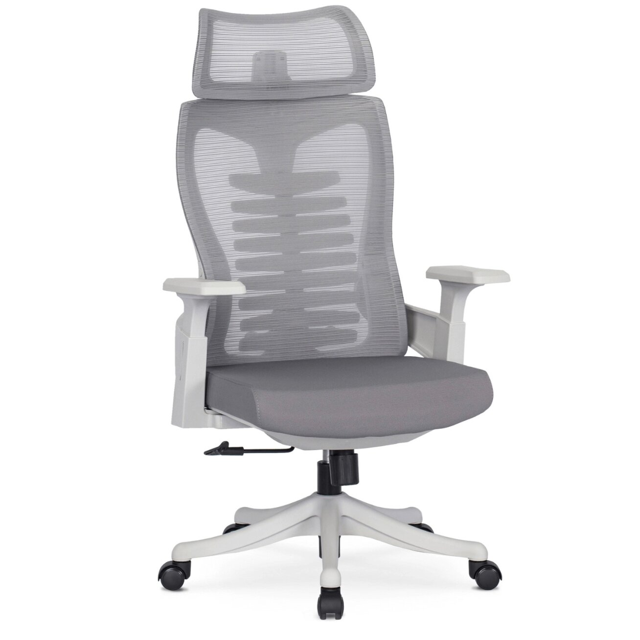 Karetas CARET 2 ergonomiška pasukama biuro kėdė, ventiliuojama, pilka, moderni Karetas CARET 2 ergonomiška pasukama biuro kėdė, ventiliuojama, pilka, moderni