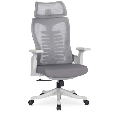 Karetas CARET 2 ergonomiška pasukama biuro kėdė, ventiliuojama, pilka, moderni