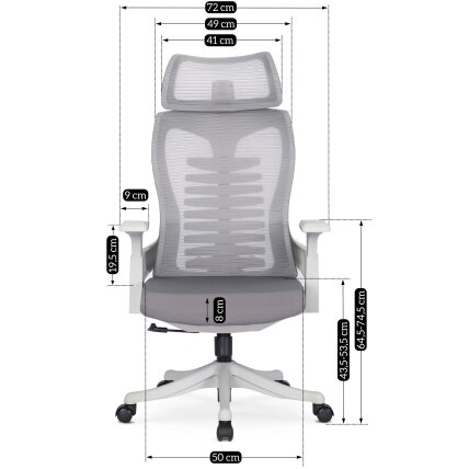 Karetas CARET 2 ergonomiška pasukama biuro kėdė, ventiliuojama, pilka, moderni 15 Karetas CARET 2 ergonomiška pasukama biuro kėdė, ventiliuojama, pilka, moderni 15