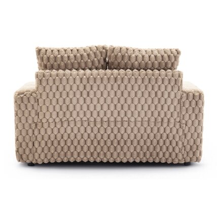 Beige pliušinis Modernus Sofa Lounge fotelis 5 Beige pliušinis Modernus Sofa Lounge fotelis 5